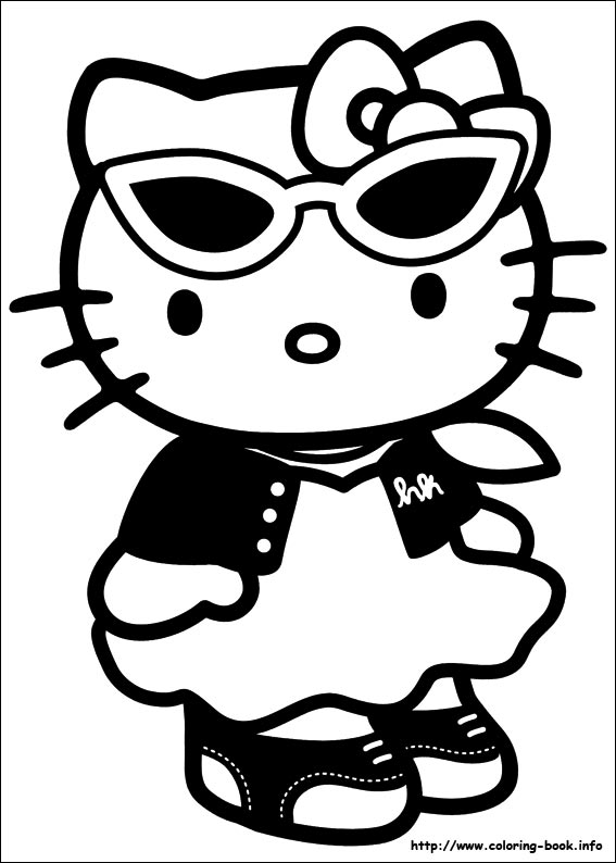 Hello Kitty coloring picture